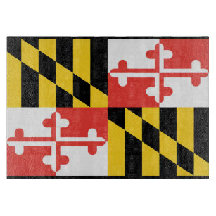 Maryland Flag Cutting Board