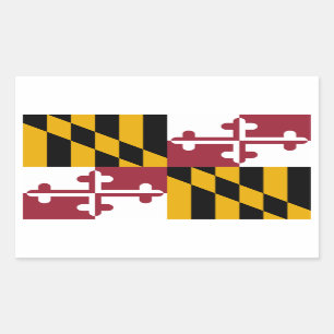 Maryland Flag Decal (set of 4) Sticker