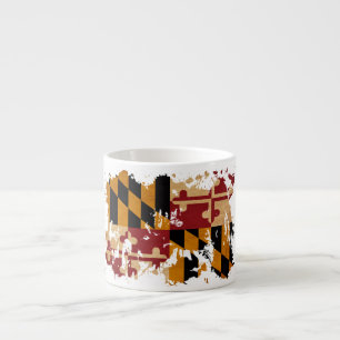Maryland Flag Espresso Cup