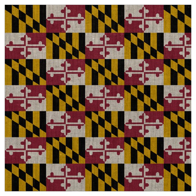 Maryland Flag Fabric (Swatch)