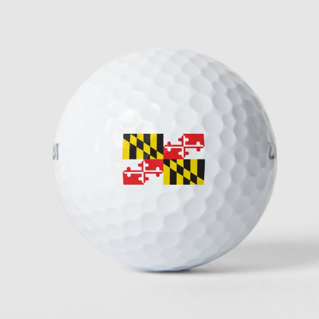Maryland Flag Golf Balls (Front)