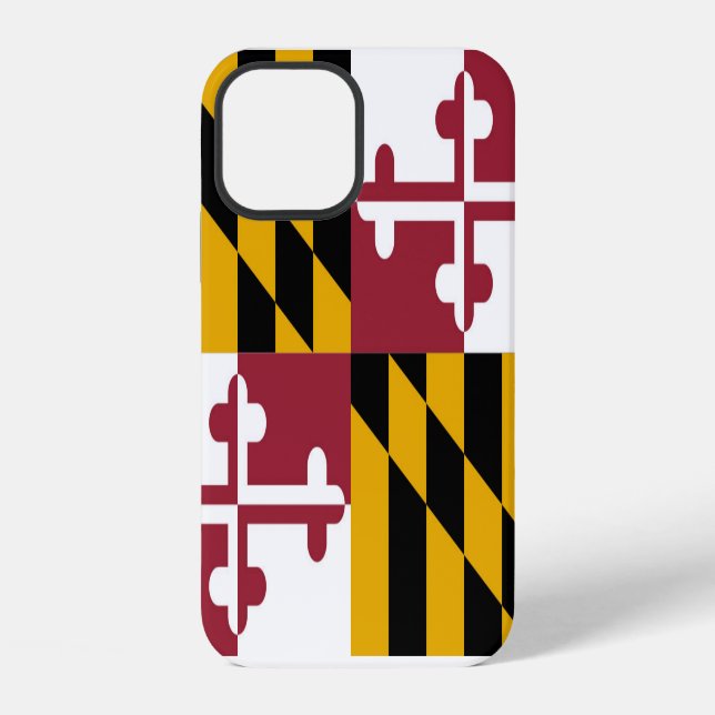 Maryland flag iPhone case (Back)