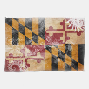 Maryland Flag Kitchen Towel