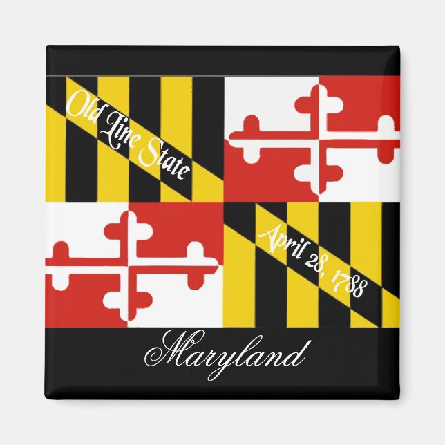Maryland Flag Magnet (Front)