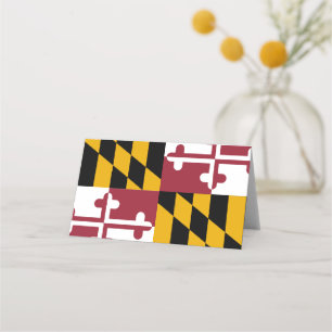 Maryland Flag Place Card