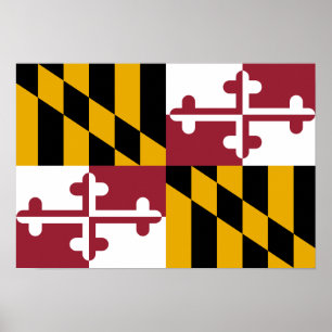 Maryland Flag Poster