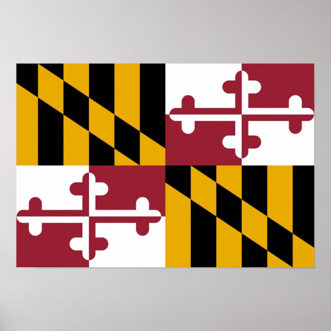 Maryland Flag Poster (Front)