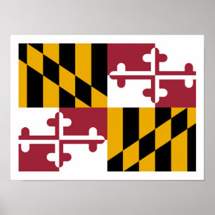 Maryland Flag  Poster