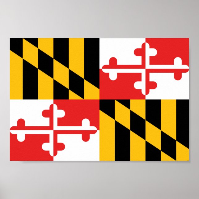 Maryland Flag Poster (Front)