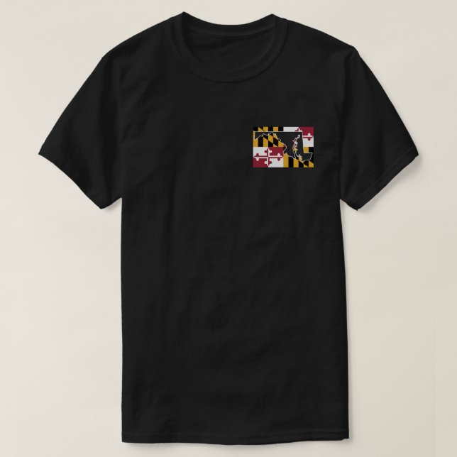 Maryland flag/State (small) Shirt (Design Front)