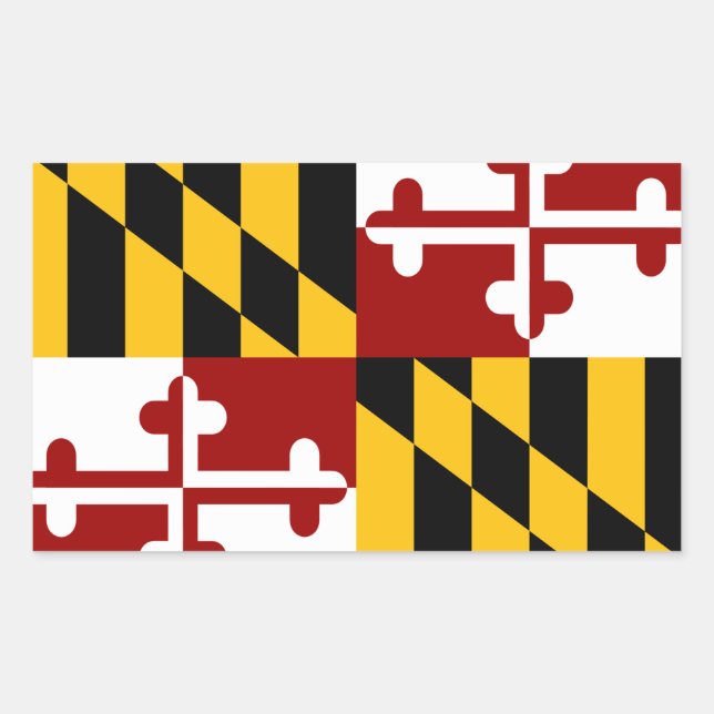 Maryland flag sticker (Front)