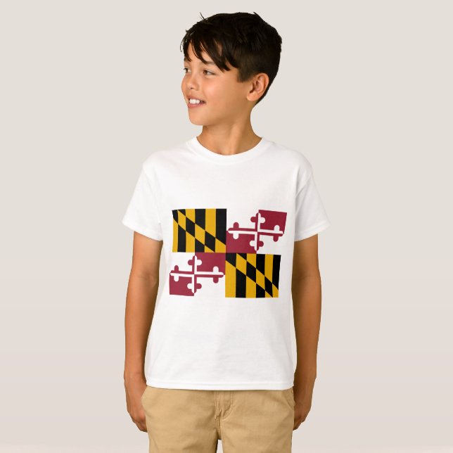 Maryland Flag T-Shirt (Front Full)