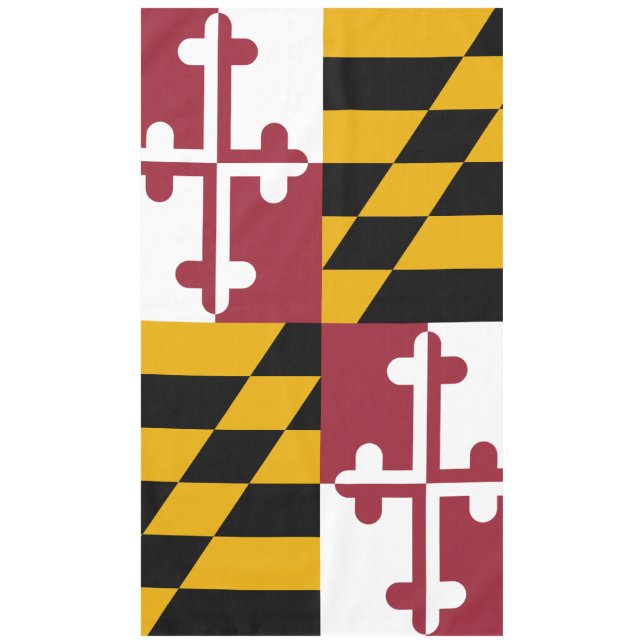 Maryland Flag Tablecloth (Front)