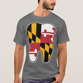 Maryland Flag Tooth for Dentists T-Shirt
