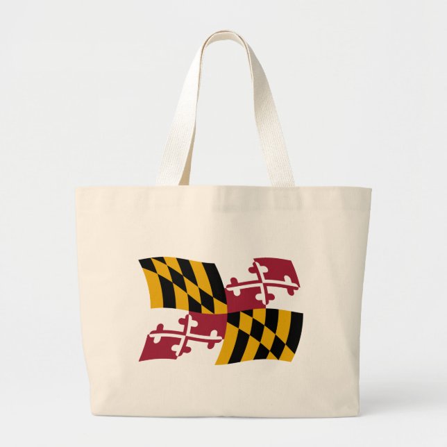 Maryland Flag Tote Bag (Front)