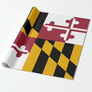 Maryland Flag Wrapping Paper