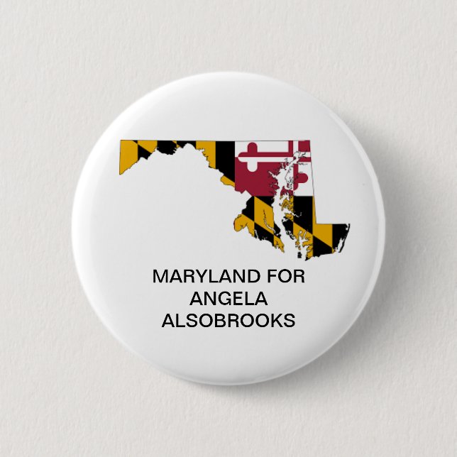 MARYLAND for Angela Alsobrooks SENATE Button (Front)