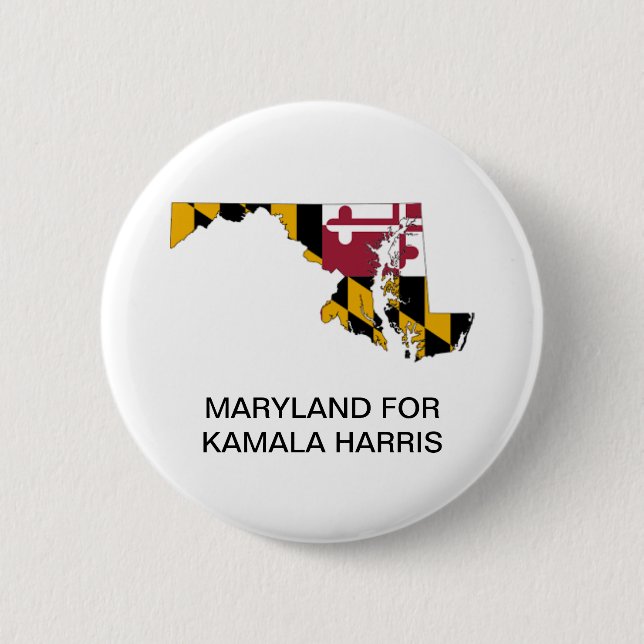 MARYLAND for Kamala Harris 2024 Button (Front)