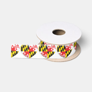 Maryland Heart Satin Ribbon