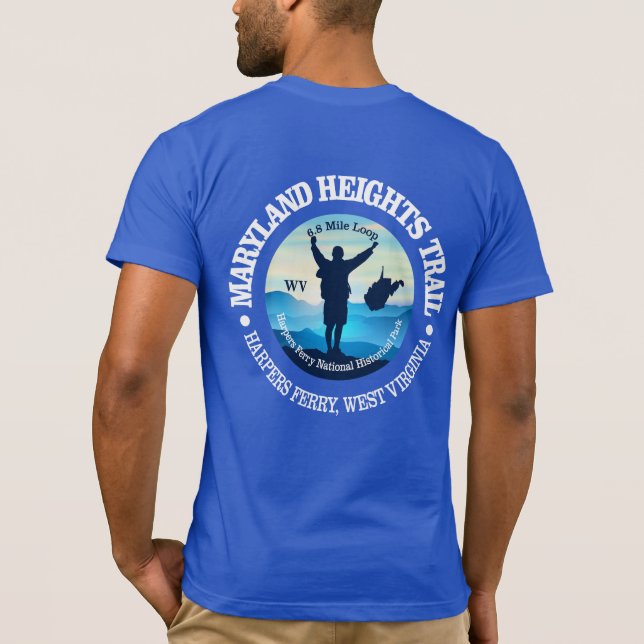 Maryland Heights (V) T-Shirt (Back)