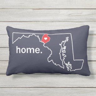 Maryland Home County pillow - Frederick co.