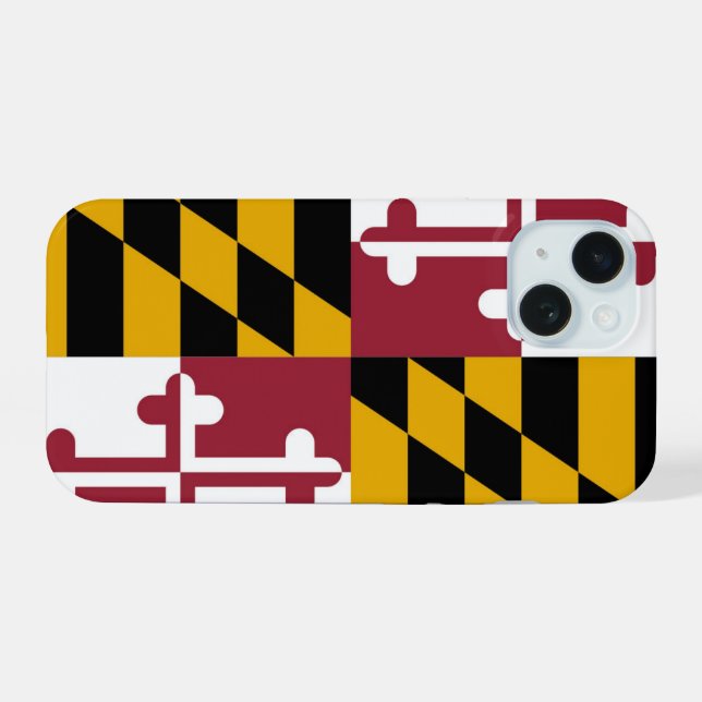 Maryland iPhone 15 Case (Back Horizontal)