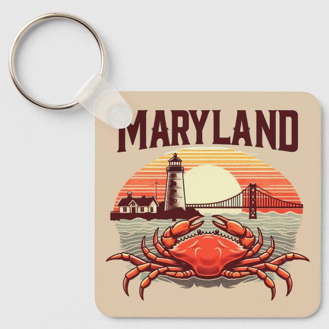 Maryland Keychain (Front)