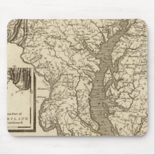 Maryland Map by Arrowsmith Mouse Pad