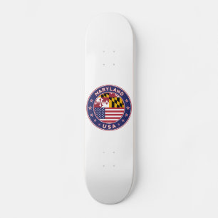 Maryland, Maryland sticker, phone case, bag Skateboard