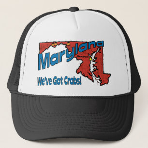 Maryland MD US Motto ~ We've Got Crabs Trucker Hat