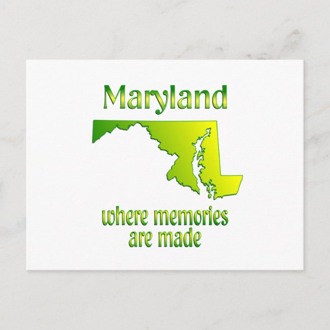 Maryland Memories Postcard (Front)