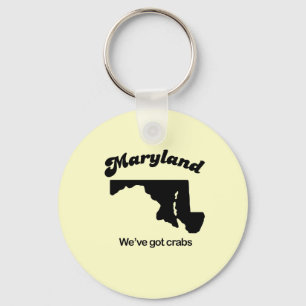 Maryland Motto - We have crabs Keychain