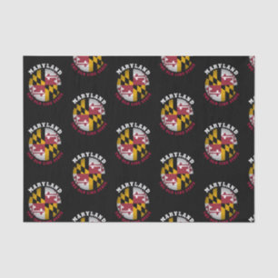 MARYLAND OLD LINE STATE FLAG TISSUE PAPER