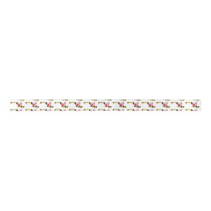 Maryland Outline Map and Flag Satin Ribbon