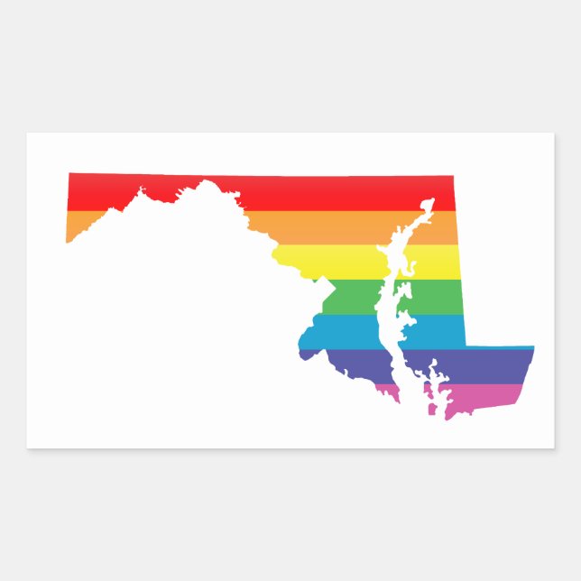 maryland pride sticker (Front)