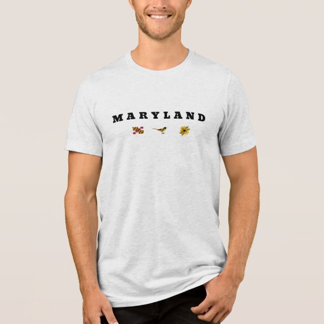 MARYLAND Pride Tri-Blend Shirt (Front)