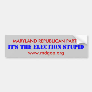 MARYLAND REPUBLICAN PARTY BUMPER STICKER