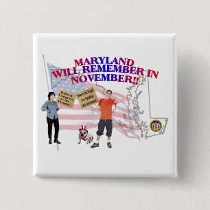 Maryland - Return Congress to the People! 2 Inch Square Button
