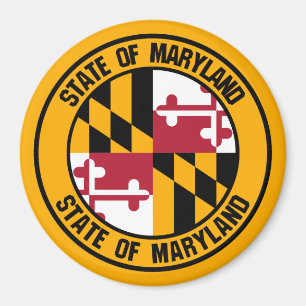 Maryland Round Emblem Magnet