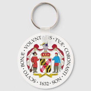 Maryland sign keychain