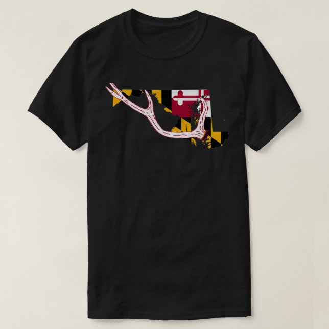 Maryland Sika Deer T-Shirt (Design Front)