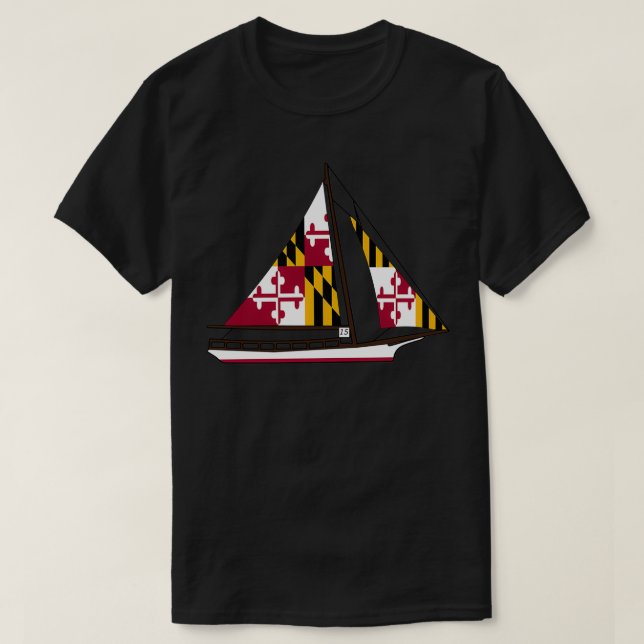 Maryland Skipjack T-Shirt (Design Front)