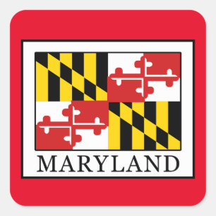 Maryland Square Sticker