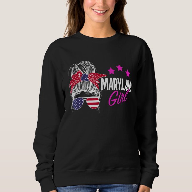 Maryland State 3 Sweatshirt (Front)