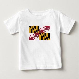 Maryland State Flag Baby T-Shirt