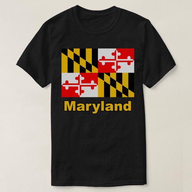 Maryland State Flag Baltimore Pullover  (Design Front)