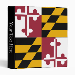 Maryland State Flag Binder