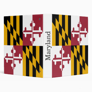Maryland State Flag Binder