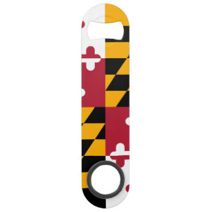 Maryland State Flag Colours Accent Bar Key
