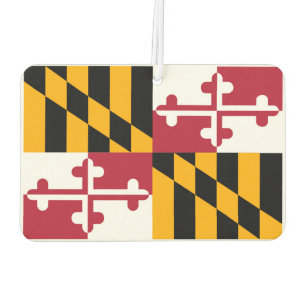 Maryland State Flag Design Air Freshener